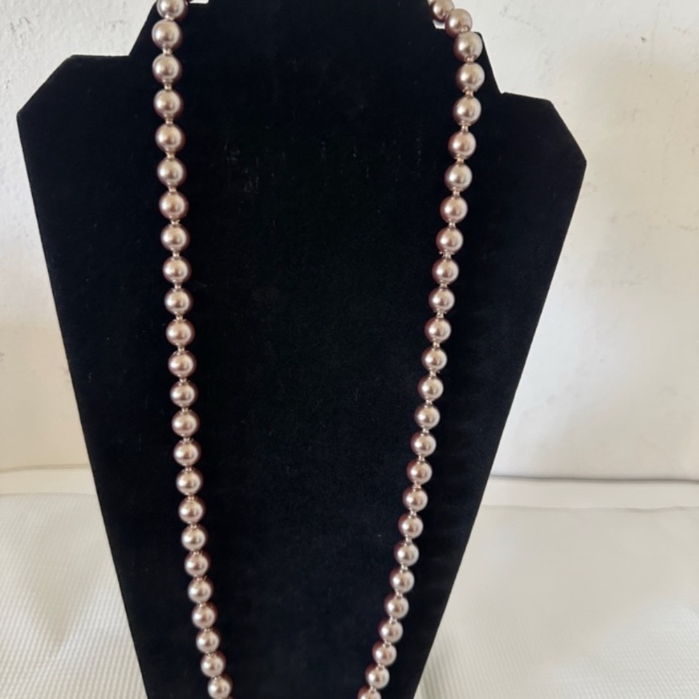 Rosy Pearl Strand Necklace